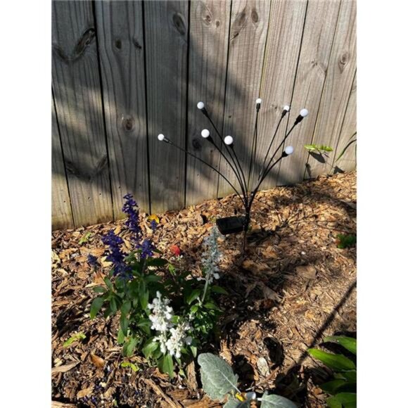 Solar Swaying Garden Lights – Wind‑Activated Warm White Outdoor Patio and - Picture 4 of 9